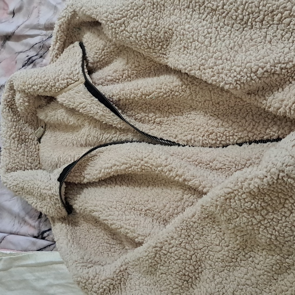American eagle fur jacket wooly